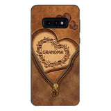 Personalized Grandma Kid Phone Case Printed 22MAR-MQ19