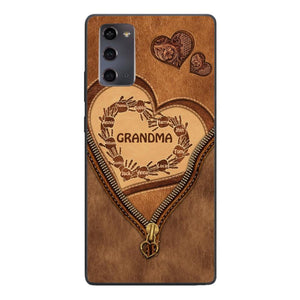 Personalized Grandma Kid Phone Case Printed 22MAR-MQ19