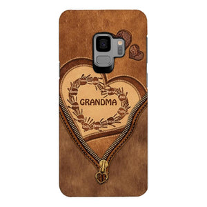 Personalized Grandma Kid Phone Case Printed 22MAR-MQ19