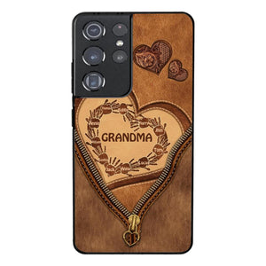 Personalized Grandma Kid Phone Case Printed 22MAR-MQ19