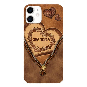 Personalized Grandma Kid Phone Case Printed 22MAR-MQ19