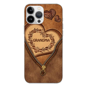 Personalized Grandma Kid Phone Case Printed 22MAR-MQ19