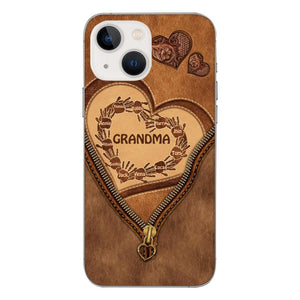 Personalized Grandma Kid Phone Case Printed 22MAR-MQ19