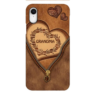 Personalized Grandma Kid Phone Case Printed 22MAR-MQ19