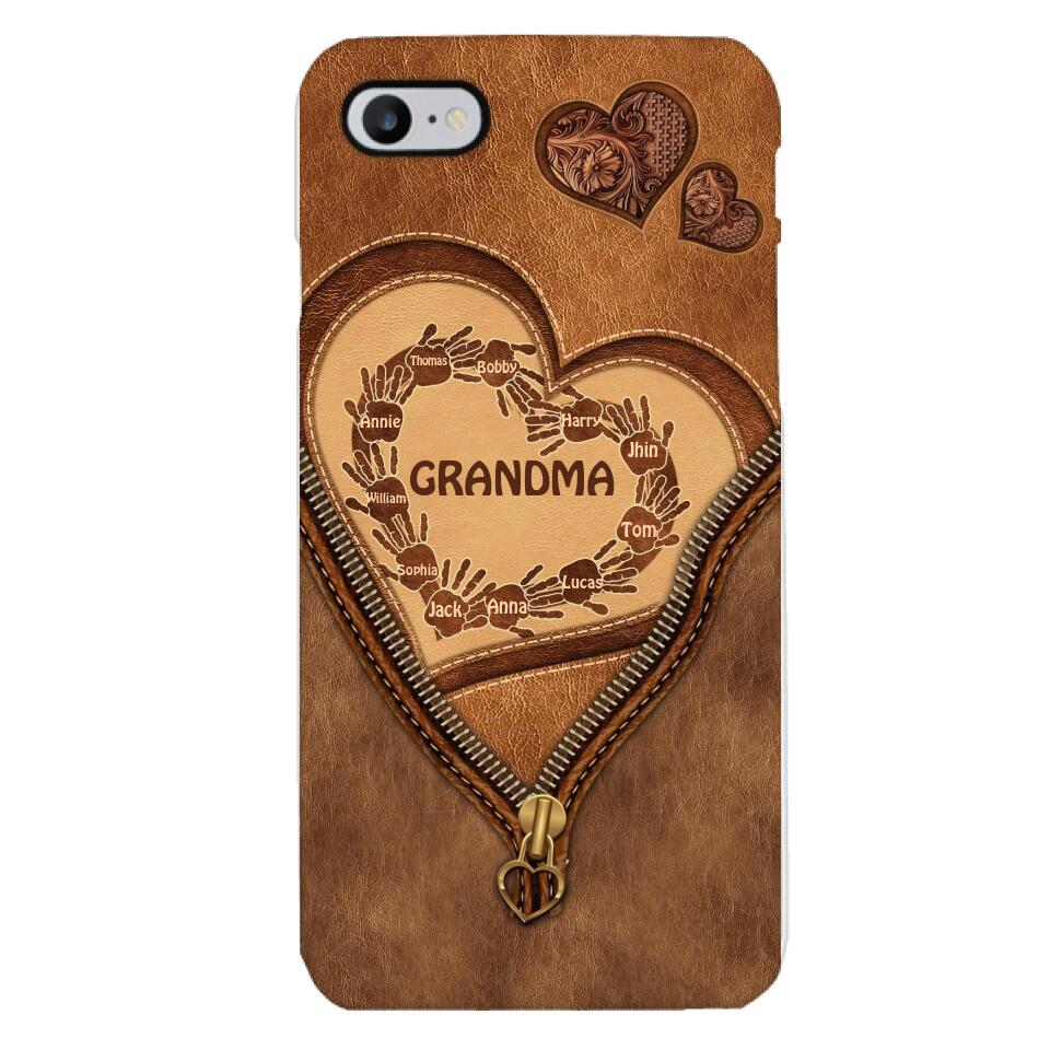 Personalized Grandma Kid Phone Case Printed 22MAR-MQ19