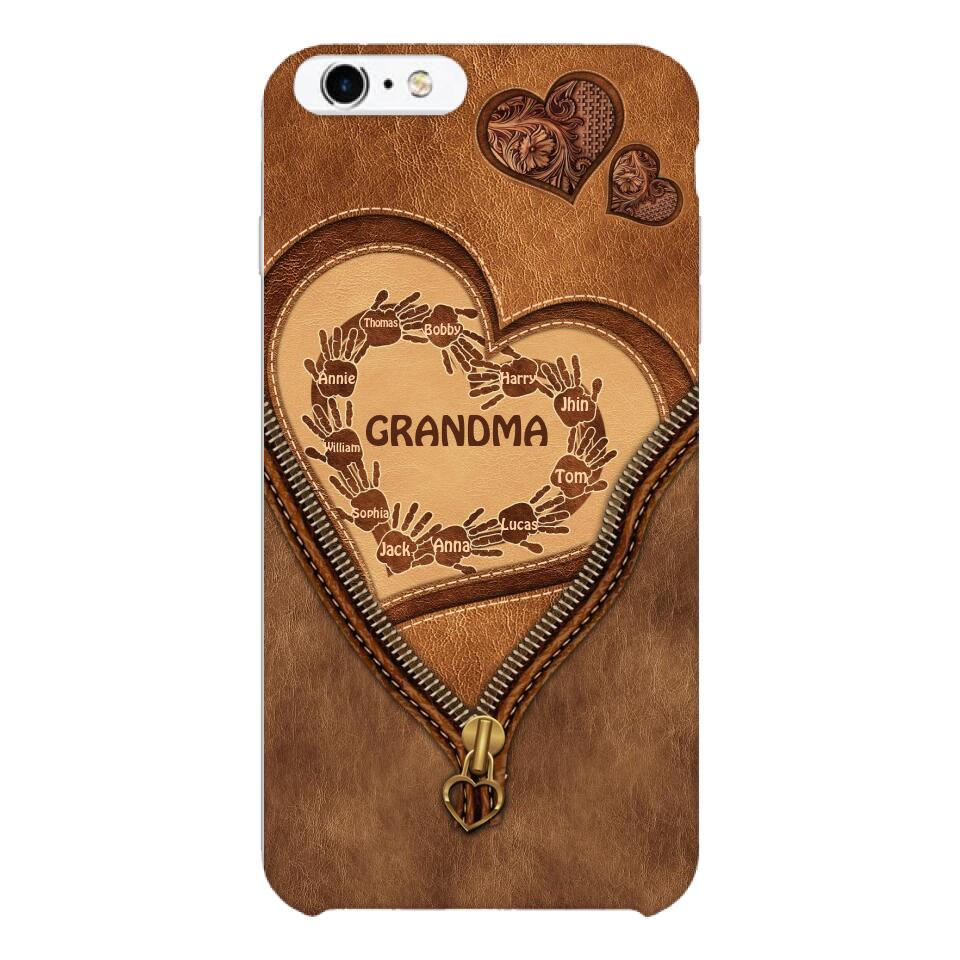 Personalized Grandma Kid Phone Case Printed 22MAR-MQ19