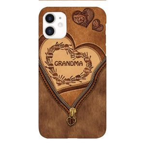 Personalized Grandma Kid Phone Case Printed 22MAR-MQ19