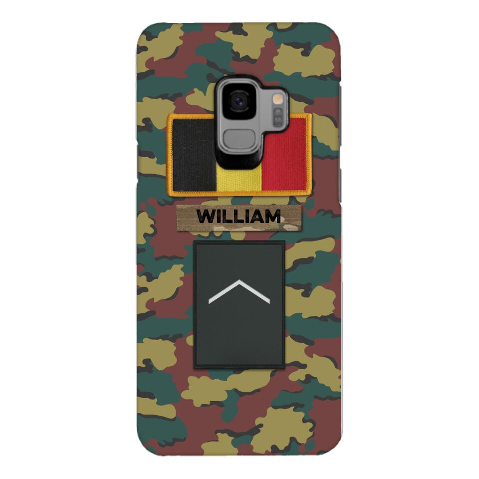 PERSONALIZED BELGIUM VETERAN CAMO PHONECASE MTDT2103