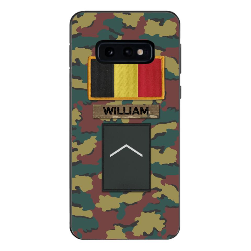 PERSONALIZED BELGIUM VETERAN CAMO PHONECASE MTDT2103