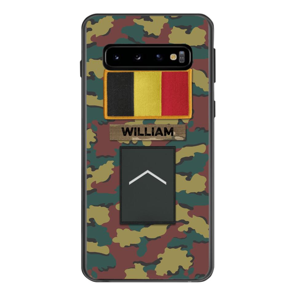 PERSONALIZED BELGIUM VETERAN CAMO PHONECASE MTDT2103