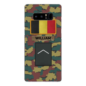 PERSONALIZED BELGIUM VETERAN CAMO PHONECASE MTDT2103