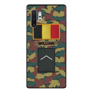 PERSONALIZED BELGIUM VETERAN CAMO PHONECASE MTDT2103