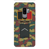 PERSONALIZED BELGIUM VETERAN CAMO PHONECASE MTDT2103