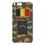 PERSONALIZED BELGIUM VETERAN CAMO PHONECASE MTDT2103