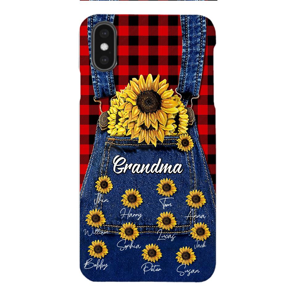 Personalized Grandma Kid Phone Case Printed 22MAR-DT21