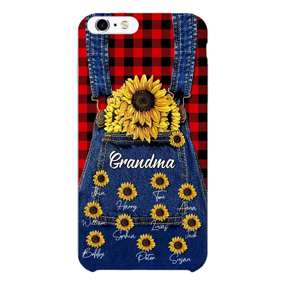 Personalized Grandma Kid Phone Case Printed 22MAR-DT21