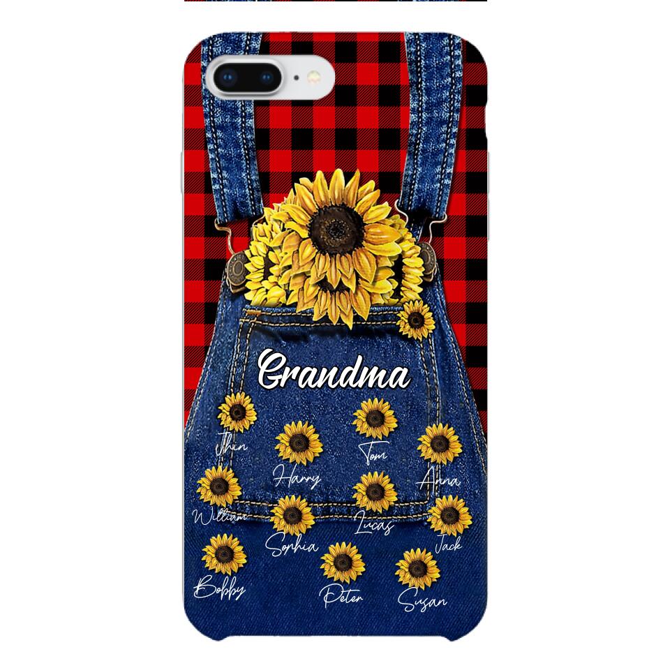 Personalized Grandma Kid Phone Case Printed 22MAR-DT21