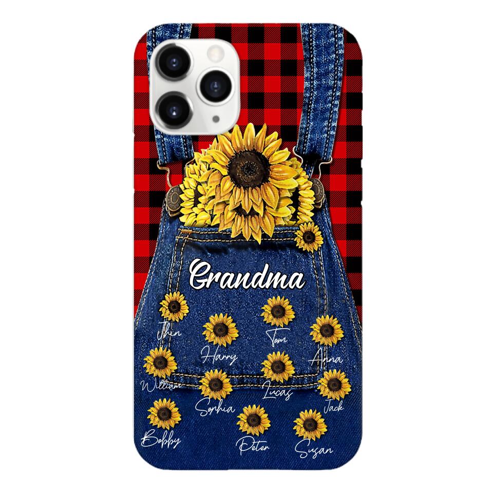 Personalized Grandma Kid Phone Case Printed 22MAR-DT21