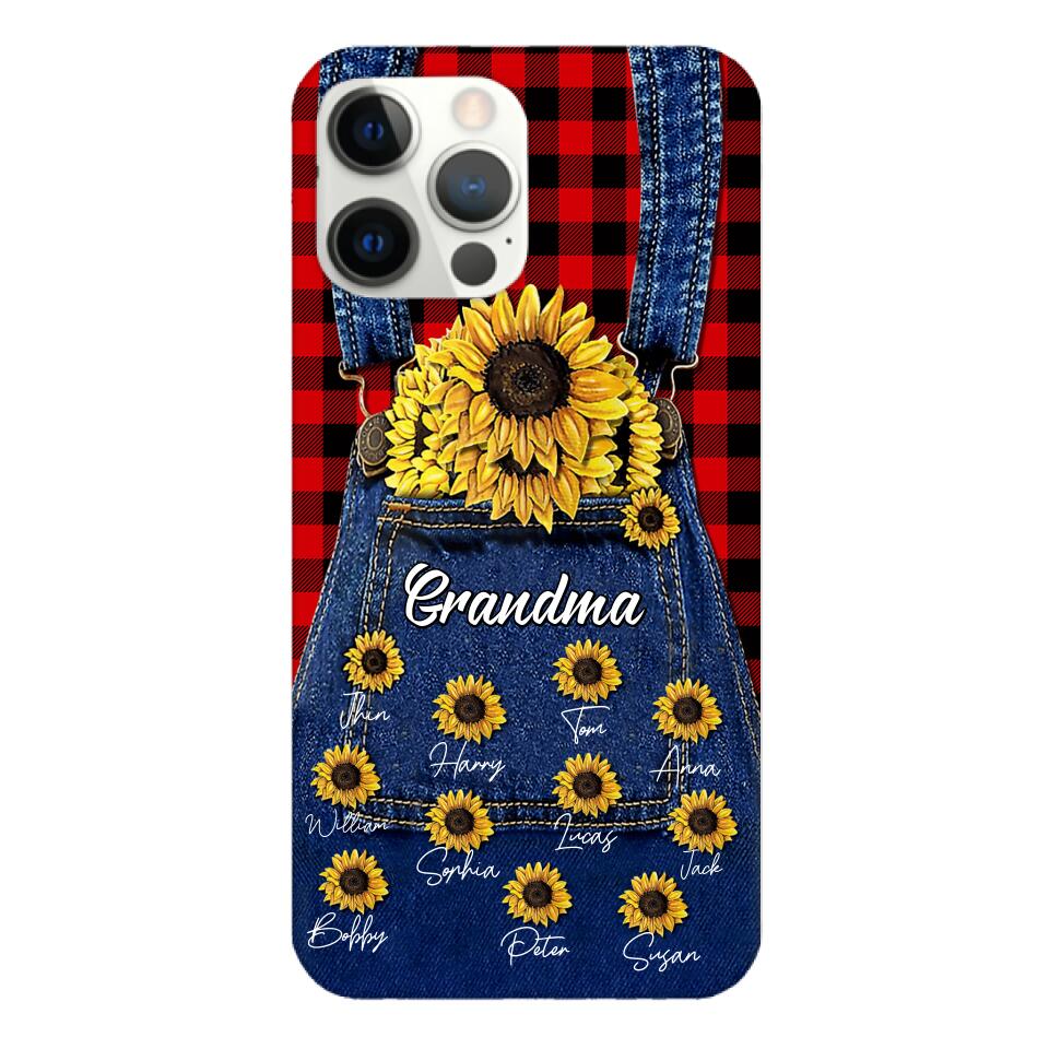 Personalized Grandma Kid Phone Case Printed 22MAR-DT21