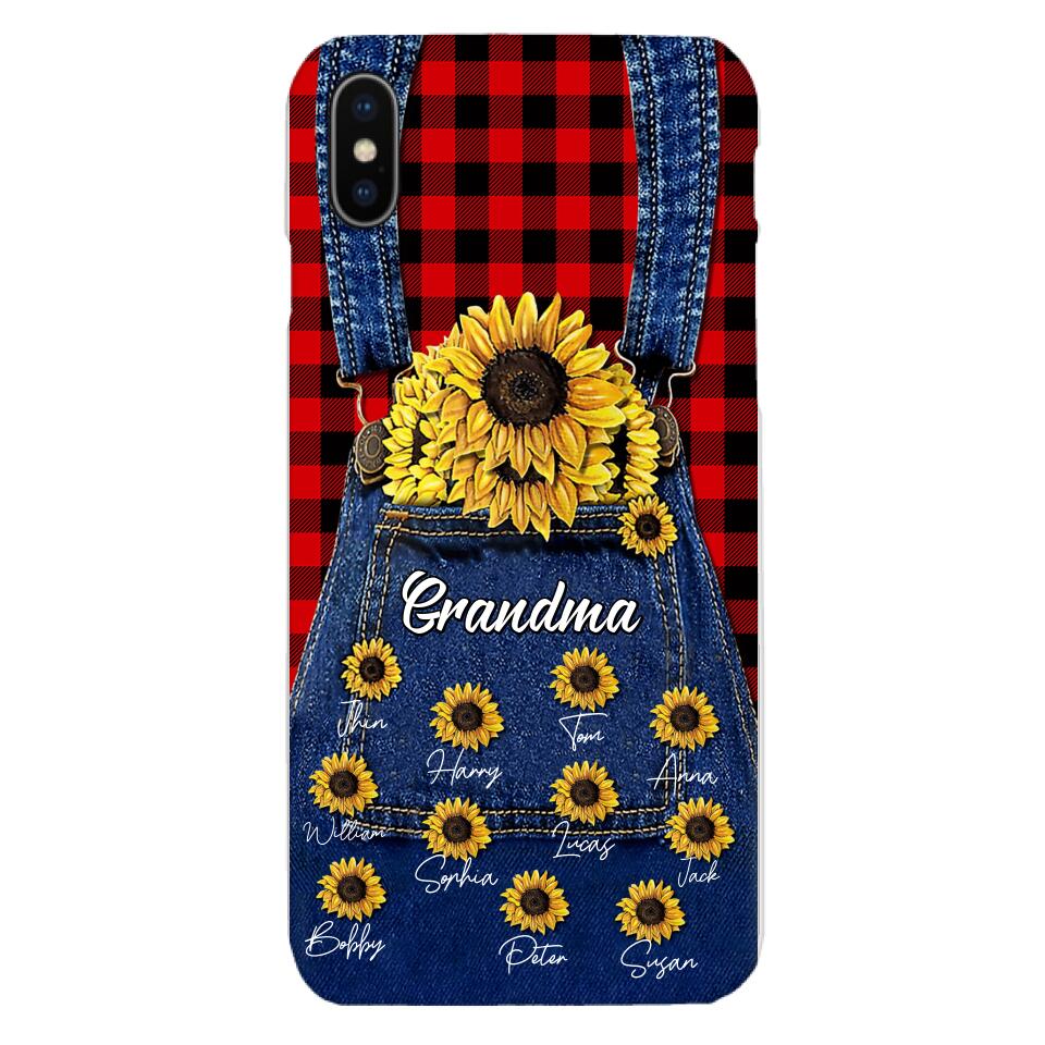 Personalized Grandma Kid Phone Case Printed 22MAR-DT21