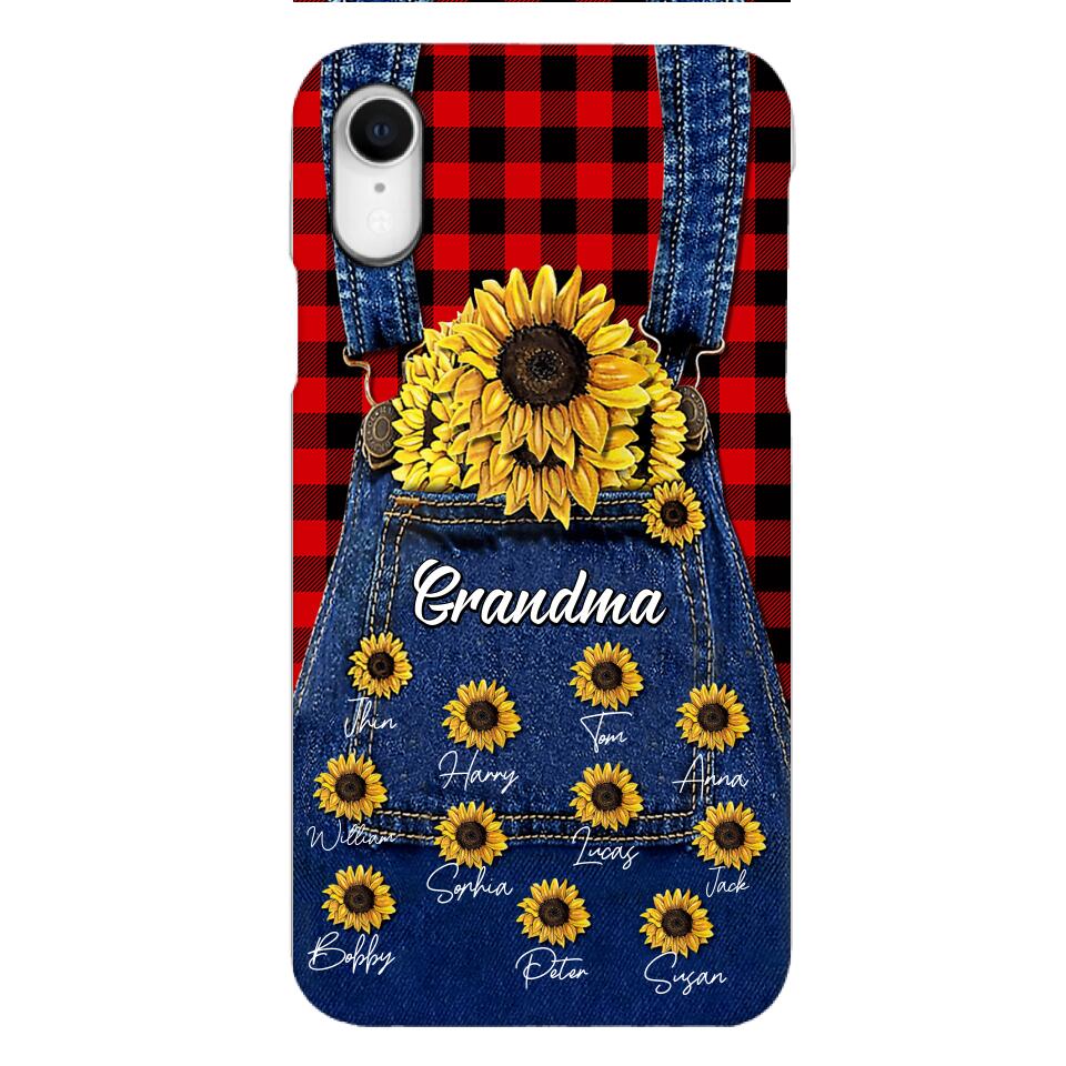 Personalized Grandma Kid Phone Case Printed 22MAR-DT21