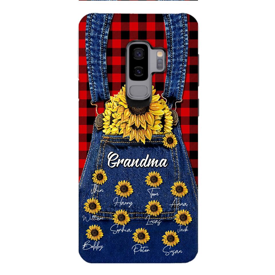 Personalized Grandma Kid Phone Case Printed 22MAR-DT21