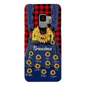 Personalized Grandma Kid Phone Case Printed 22MAR-DT21