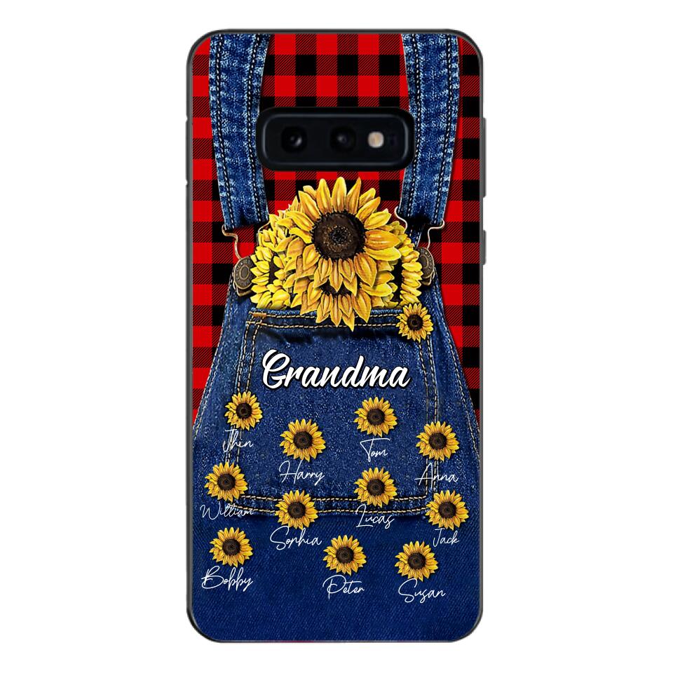 Personalized Grandma Kid Phone Case Printed 22MAR-DT21