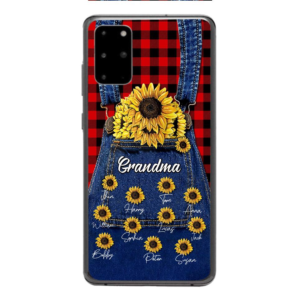 Personalized Grandma Kid Phone Case Printed 22MAR-DT21