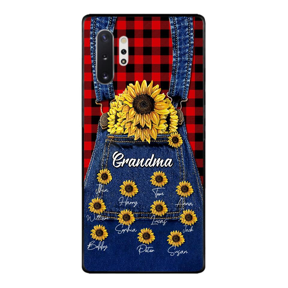 Personalized Grandma Kid Phone Case Printed 22MAR-DT21