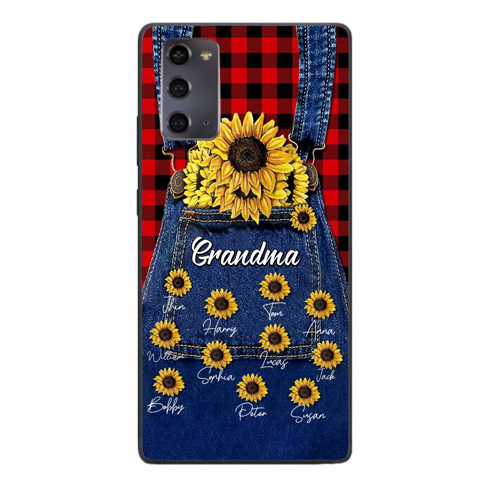 Personalized Grandma Kid Phone Case Printed 22MAR-DT21