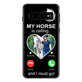 PERSONALIZED MY HORSE IS CALLING I MUST GO UPLOAD PHOTO PHONECASE QTVQ2103