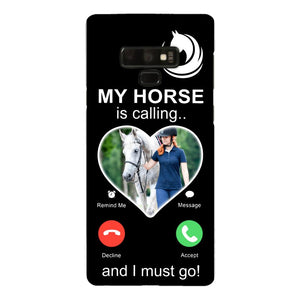 PERSONALIZED MY HORSE IS CALLING I MUST GO UPLOAD PHOTO PHONECASE QTVQ2103