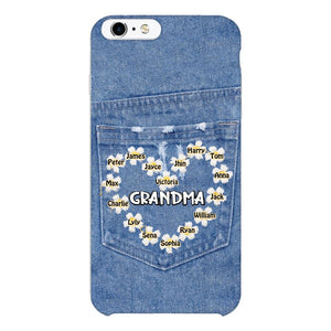 Personalized Grandma Kid Phone Case Printed 22MAR-HC21