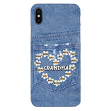 Personalized Grandma Kid Phone Case Printed 22MAR-HC21