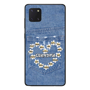 Personalized Grandma Kid Phone Case Printed 22MAR-HC21