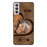 Personalized Horse Lover Phone Case Printed 22MAR-HC21