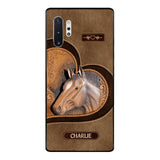 Personalized Horse Lover Phone Case Printed 22MAR-HC21