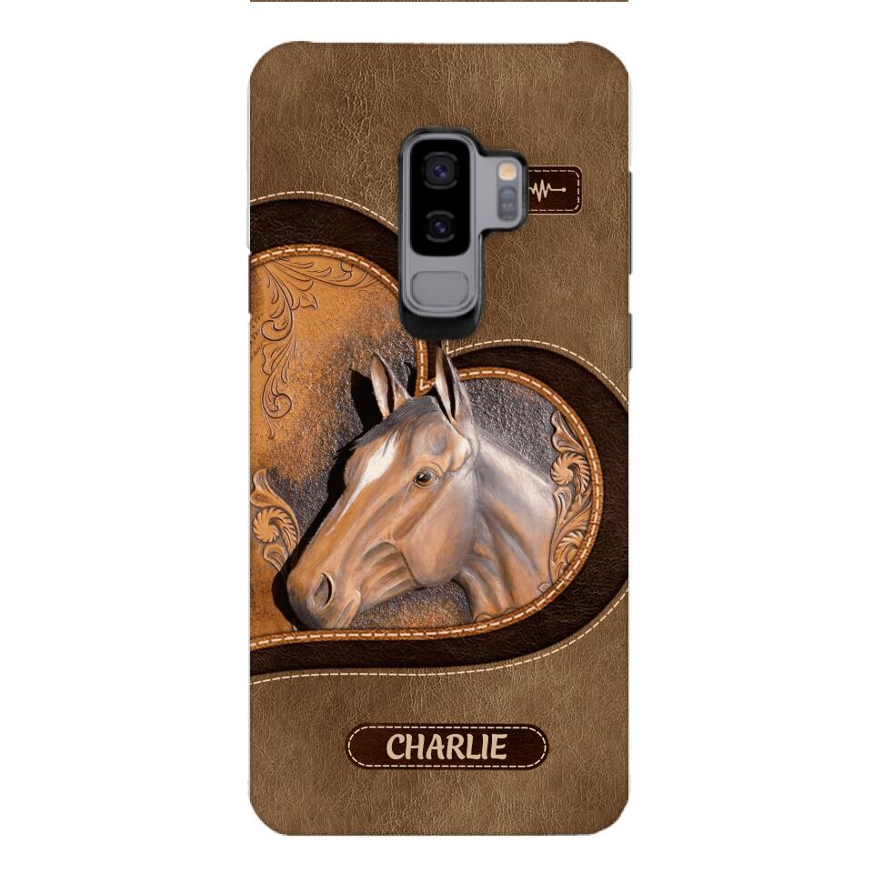 Personalized Horse Lover Phone Case Printed 22MAR-HC21