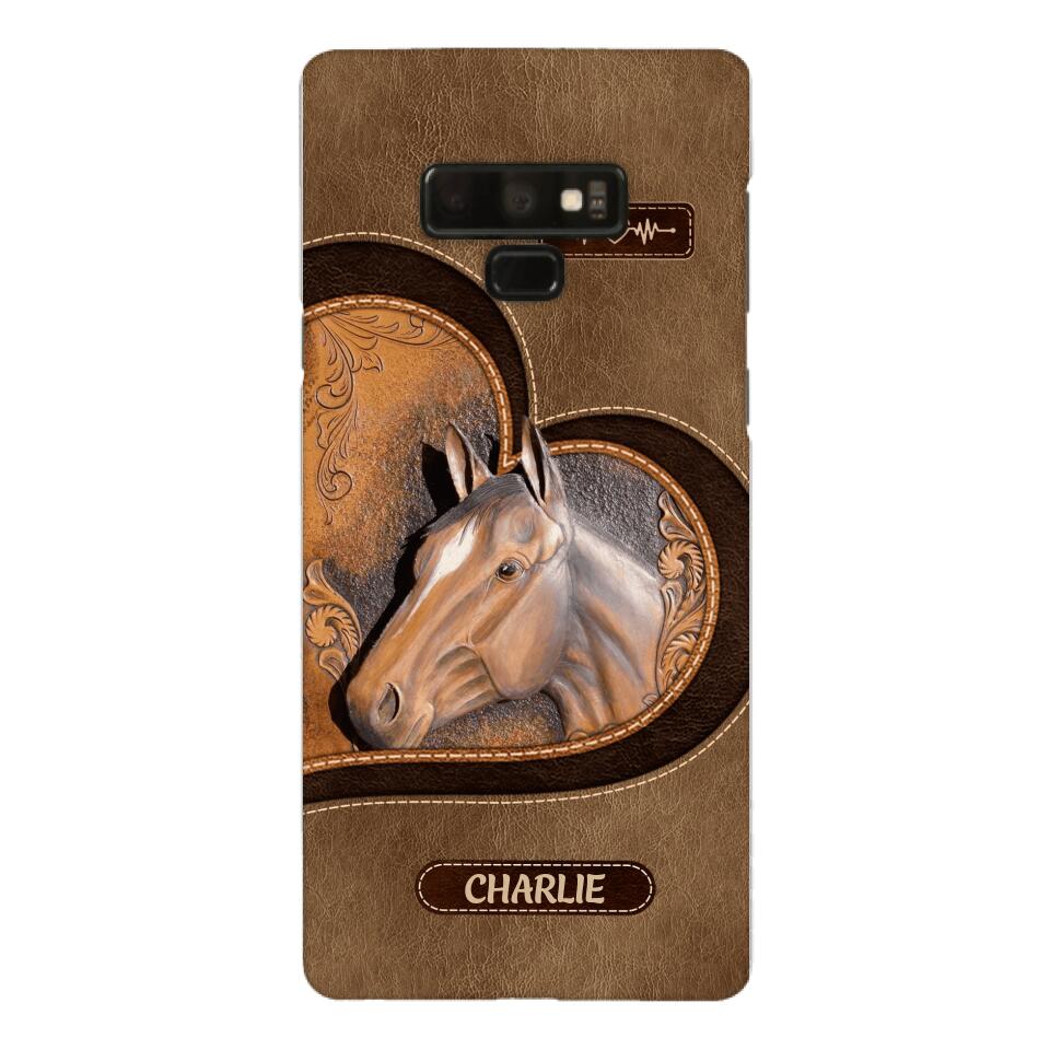 Personalized Horse Lover Phone Case Printed 22MAR-HC21