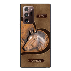 Personalized Horse Lover Phone Case Printed 22MAR-HC21