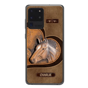 Personalized Horse Lover Phone Case Printed 22MAR-HC21