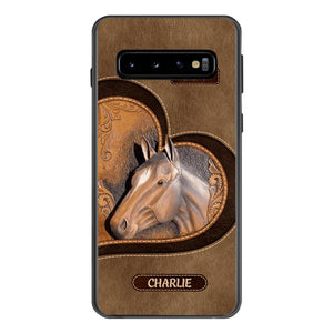 Personalized Horse Lover Phone Case Printed 22MAR-HC21