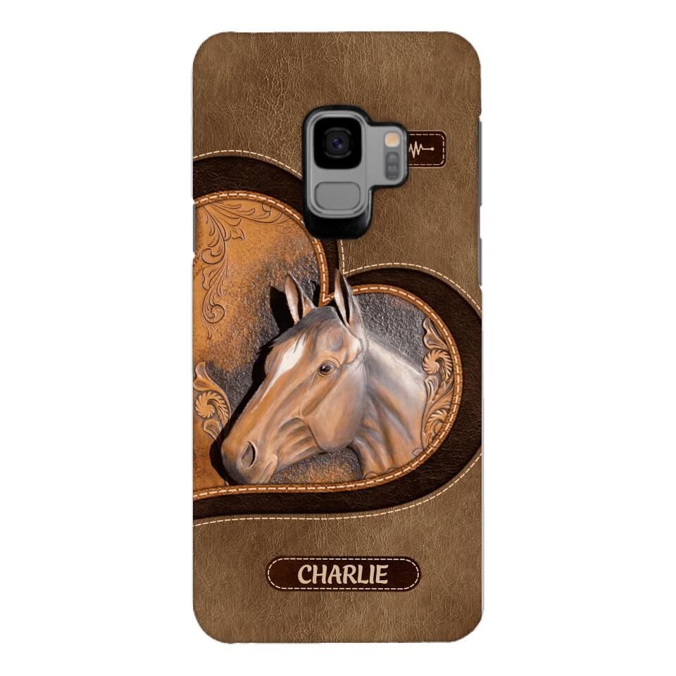 Personalized Horse Lover Phone Case Printed 22MAR-HC21