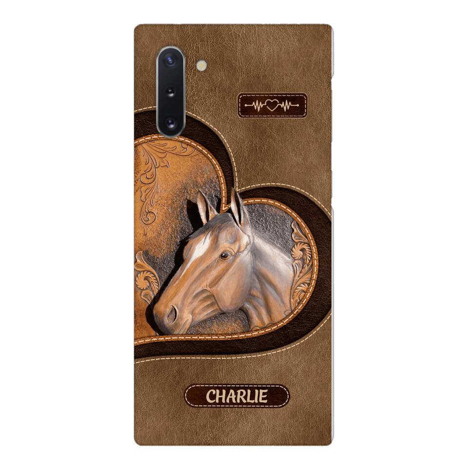 Personalized Horse Lover Phone Case Printed 22MAR-HC21