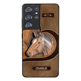 Personalized Horse Lover Phone Case Printed 22MAR-HC21