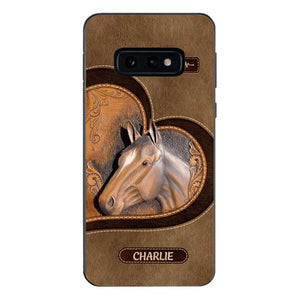 Personalized Horse Lover Phone Case Printed 22MAR-HC21