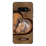 Personalized Horse Lover Phone Case Printed 22MAR-HC21