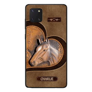 Personalized Horse Lover Phone Case Printed 22MAR-HC21