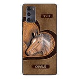 Personalized Horse Lover Phone Case Printed 22MAR-HC21